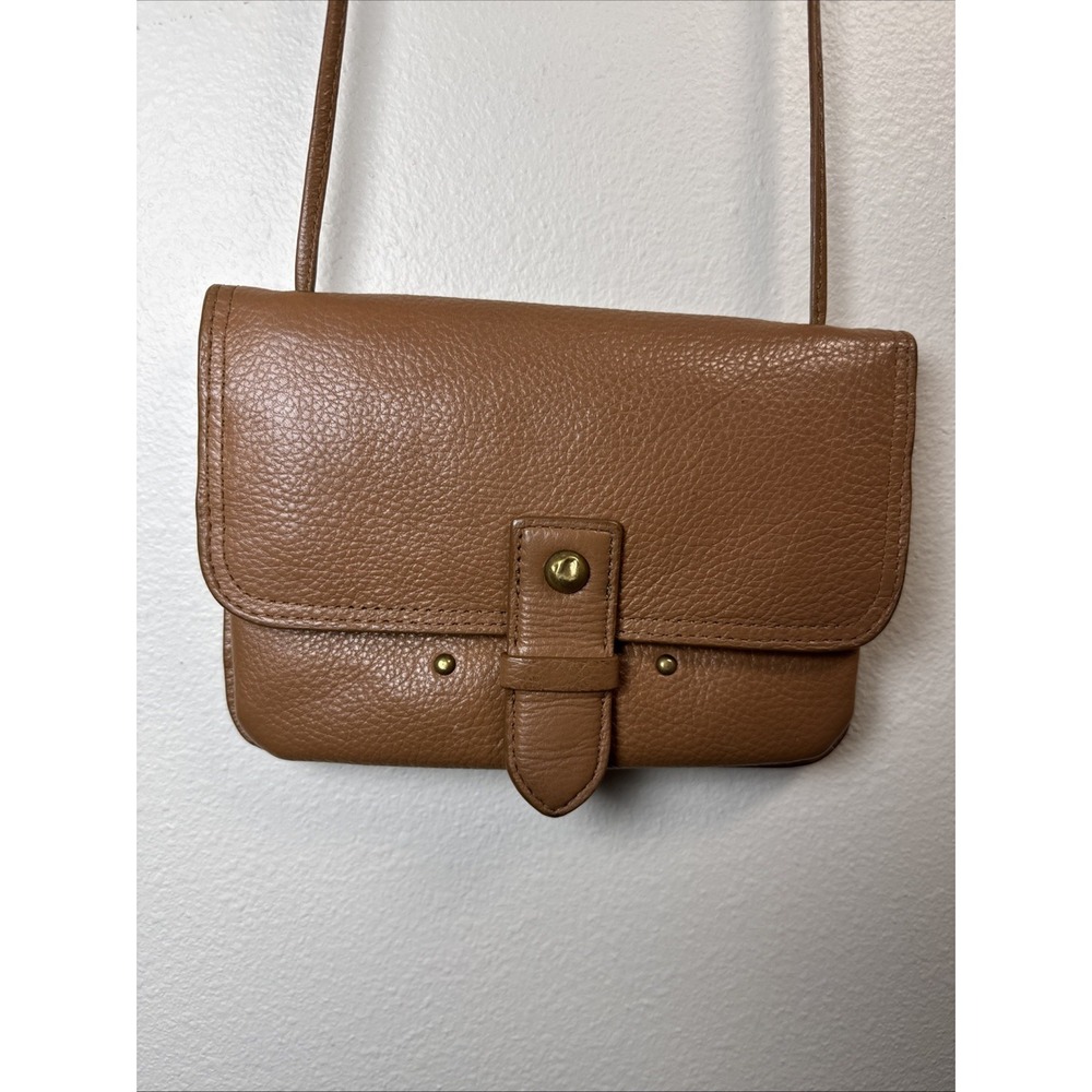 Vintage Lucky‎ Brand Liza Convertible Wallet Crossbody bag Purse Leather Brown